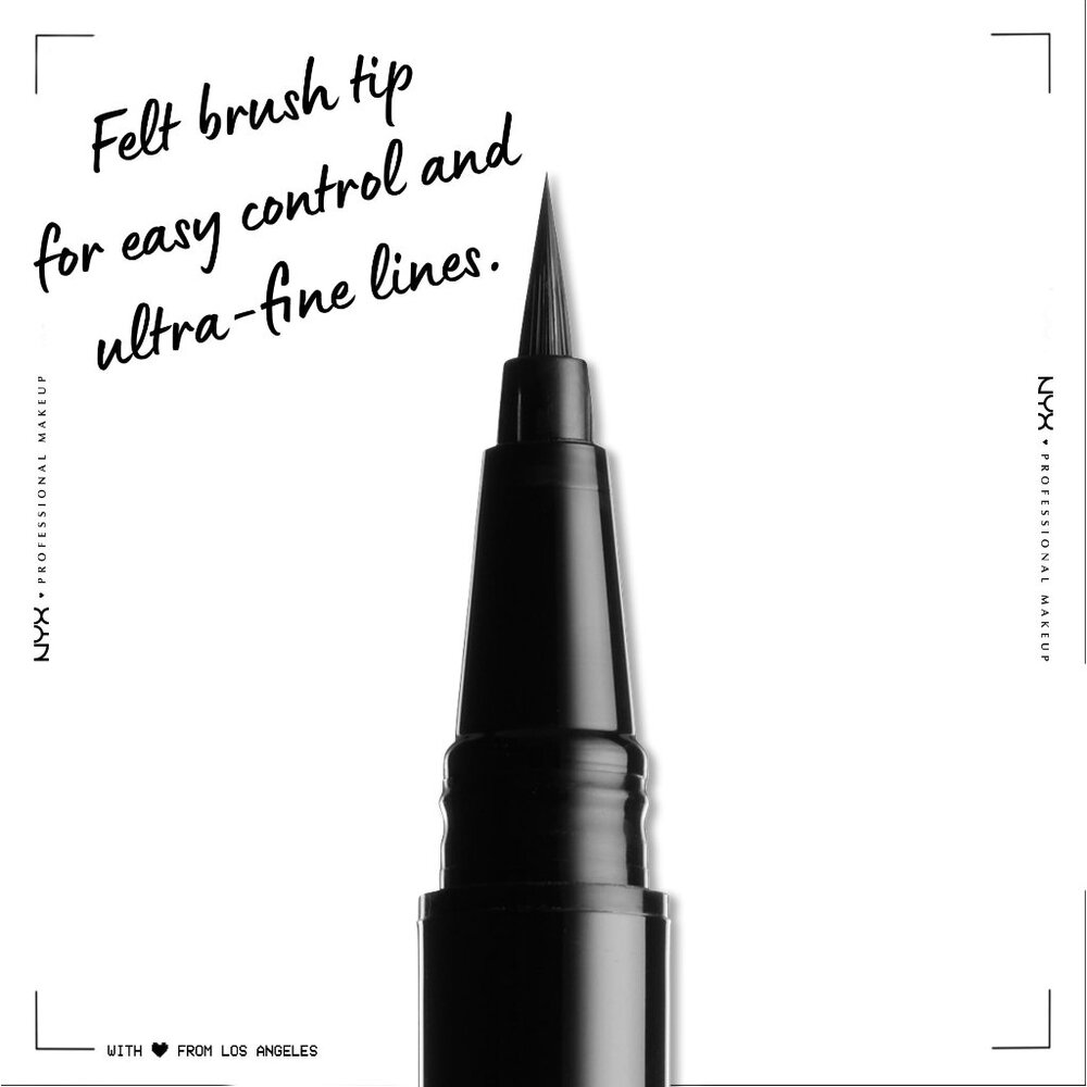 NYX Epic Ink Waterproof Liner Sealed 0.03 fl oz Each EIL01 - Black - 5 PACK - Picture 4 of 5